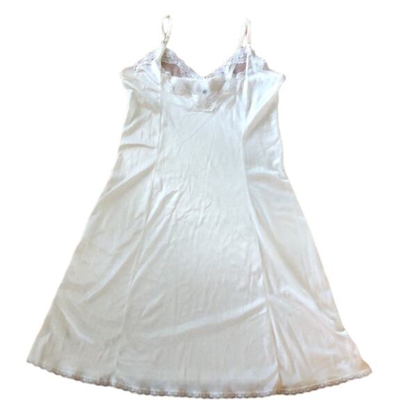 American Vintage Melody Lingerie full slip with lace in white size 38 - Picture 11 of 15